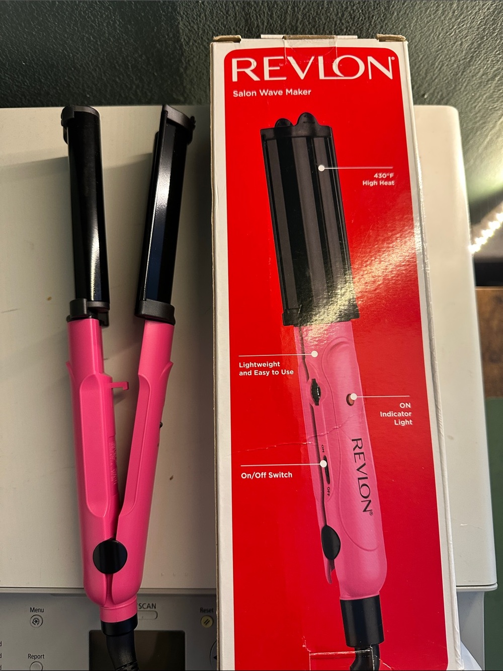 Revlon Pink Dual-Barrel Salon Wave Maker
